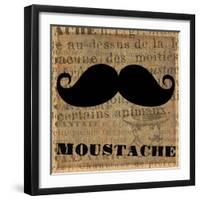 Moustache-Lisa Ven Vertloh-Framed Art Print