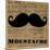 Moustache-Lisa Ven Vertloh-Mounted Art Print