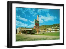 Moutain Shadow Motel-null-Framed Art Print