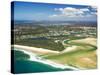 Mouth of Noosa River, Noosa Heads, Sunshine Coast, Queensland, Australia-David Wall-Stretched Canvas