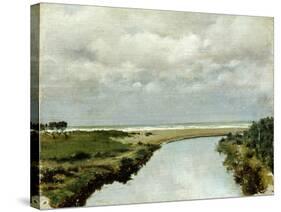 Mouth of Ombrone River-Tito Conti-Stretched Canvas
