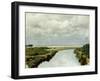 Mouth of Ombrone River-Tito Conti-Framed Giclee Print