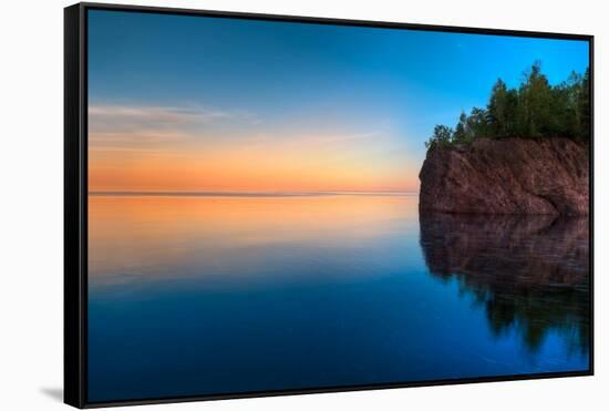 Mouth Of The Baptism River Minnesota-Steve Gadomski-Framed Stretched Canvas