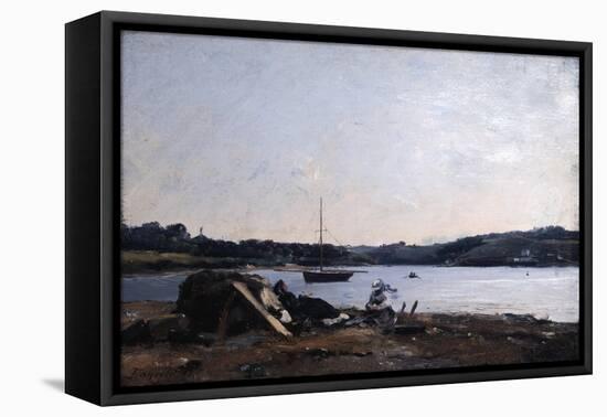 Mouth of the River, 1868-Emmanuel Lansyer-Framed Stretched Canvas