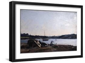 Mouth of the River, 1868-Emmanuel Lansyer-Framed Giclee Print