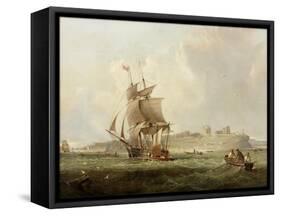 Mouth of the Tyne-John Warkup Swift-Framed Stretched Canvas