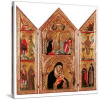 Movable Altarpiece (Triptych)-Paolo Veneziano-Stretched Canvas