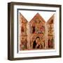 Movable Altarpiece (Triptych)-Paolo Veneziano-Framed Art Print