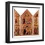 Movable Altarpiece (Triptych)-Paolo Veneziano-Framed Art Print