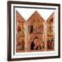 Movable Altarpiece (Triptych)-Paolo Veneziano-Framed Art Print