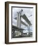Movable Bridge Flaubert 2008 on River Seine During Armada 2008, Rouen, Normandy, France, Europe-Thouvenin Guy-Framed Photographic Print