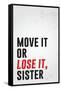 Move It Or Lose It, Sister-null-Framed Stretched Canvas