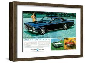 Move Up to Chrysler 1964-null-Framed Art Print