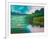 Moved Upon the Waters-Peggy Davis-Framed Art Print