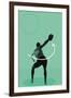 Movement for the discus throw-null-Framed Giclee Print