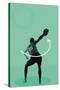 Movement for the discus throw-null-Stretched Canvas