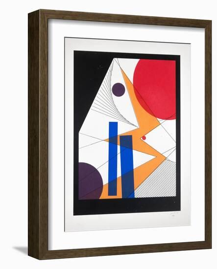 Movement Nº6, 2019 (Silkscreen)-Guilherme Pontes-Framed Giclee Print