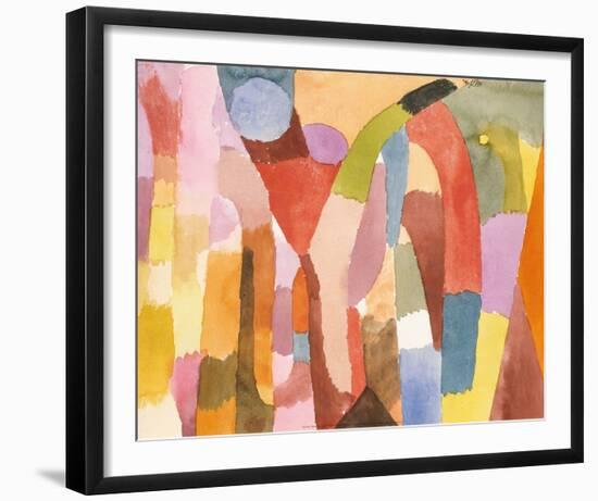 Movement of Vaulted Chambers, 1915-Paul Klee-Framed Art Print