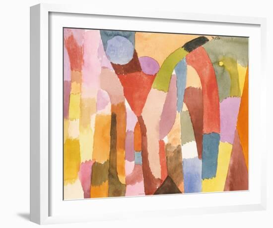 Movement of Vaulted Chambers, 1915-Paul Klee-Framed Art Print