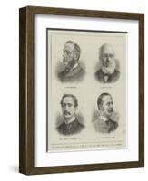 Movers and Seconders of the Address in the Houses of Parliament-null-Framed Giclee Print