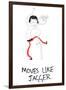 Moves Like Jagger-null-Framed Giclee Print