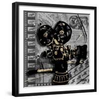 Movie Camera 1-Roderick E. Stevens-Framed Giclee Print