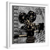 Movie Camera 1-Roderick E. Stevens-Framed Giclee Print