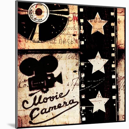 Movie Camera-Irena Orlov-Mounted Art Print