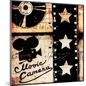 Movie Camera-Irena Orlov-Mounted Art Print