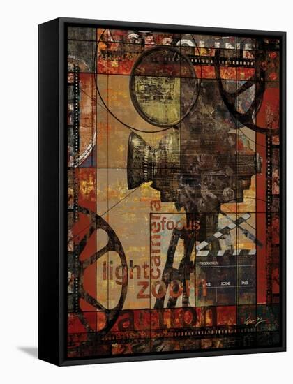 Movie Camera-Eric Yang-Framed Stretched Canvas