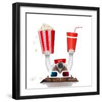 Movie Cinema Dog-Javier Brosch-Framed Photographic Print
