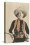 Movie Cowboy with Six-Shooter-null-Stretched Canvas
