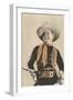 Movie Cowboy with Six-Shooter-null-Framed Art Print