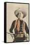 Movie Cowboy with Six-Shooter-null-Framed Stretched Canvas