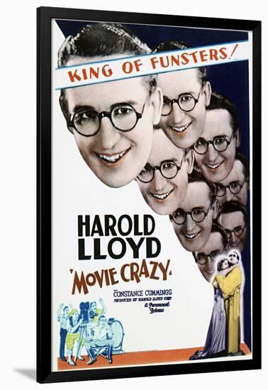 Movie Crazy - Movie Poster Reproduction-null-Framed Photo