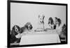 Movie Dog and Friends Celebrating Birthday-null-Framed Photographic Print