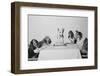 Movie Dog and Friends Celebrating Birthday-null-Framed Photographic Print