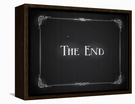 Movie Ending Screen-Real Callahan-Framed Stretched Canvas