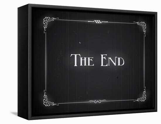 Movie Ending Screen-Real Callahan-Framed Stretched Canvas