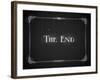 Movie Ending Screen-Real Callahan-Framed Art Print