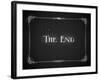 Movie Ending Screen-Real Callahan-Framed Art Print