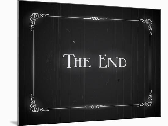 Movie Ending Screen-Real Callahan-Mounted Art Print