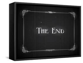 Movie Ending Screen-Real Callahan-Framed Stretched Canvas