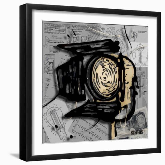 Movie Light 1-Roderick E. Stevens-Framed Giclee Print