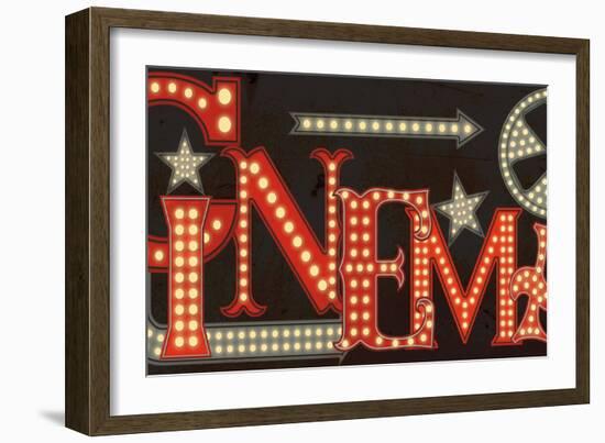 Movie Lights I v2-Pela Studio-Framed Art Print