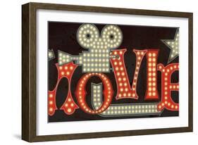 Movie Lights II v2-Pela Studio-Framed Art Print