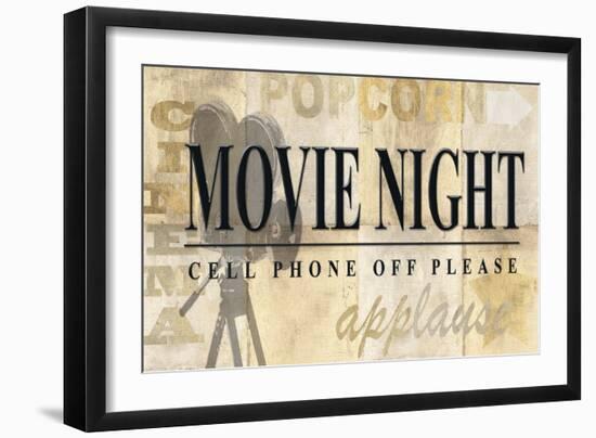 Movie Night-Z Studio-Framed Art Print