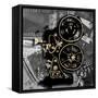 Movie Projector 1-Roderick E. Stevens-Framed Stretched Canvas