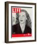 Movie Star Bette Davis at Home, January 23, 1939-Alfred Eisenstaedt-Framed Photographic Print