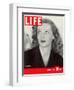 Movie Star Bette Davis at Home, January 23, 1939-Alfred Eisenstaedt-Framed Photographic Print